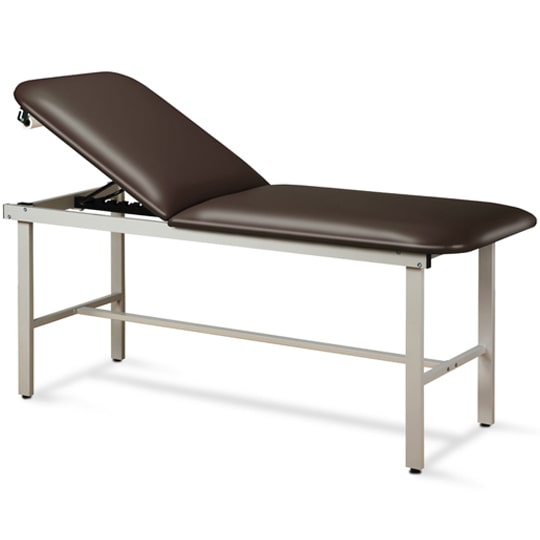 Clinton Alpha Series Treatment Table with H-Brace  30" Wide - Gunmetal