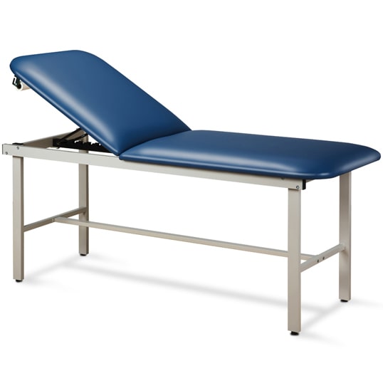 Clinton Alpha Series Treatment Table with H-Brace  30" Wide - Wedgewood