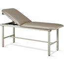 Clinton Alpha Series Treatment Table with H-Brace  30" Wide - Warm Gray
