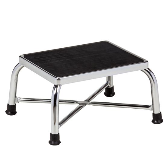 Clinton Bariatric Chrome Step Stool  Standard