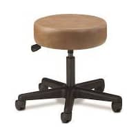 Clinton Black Base 5-Leg Pneumatic Stool  Standard - Desert Tan