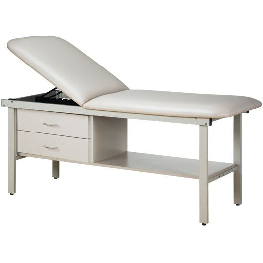 Clinton ETA Alpha Treatment Table with Drawers  30" Width - Wedgewood