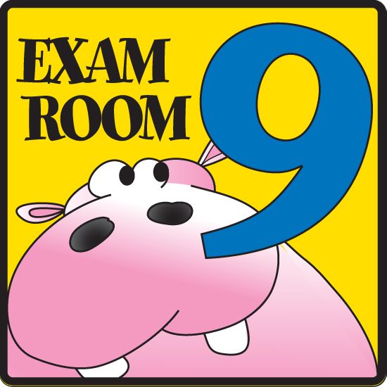 Clinton Exam Room Signs  Exam Room 9