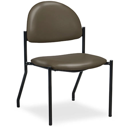 Clinton F-Series Black Frame Chair - Gunmetal
