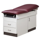 Clinton Family Practice Table with Storage  Slate Blue in Slate Gray Laminate