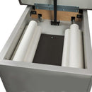 Clinton Family Practice Table with Step Stool - Paper Storage