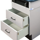 Clinton Family Practice Table with Step Stool - Soft Close Drawers