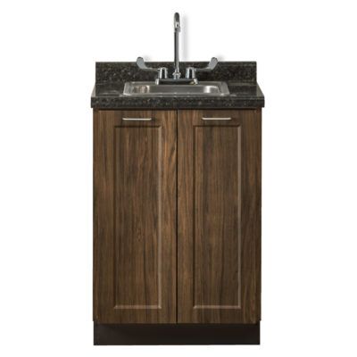 Clinton Fashion Finish 24" Base Cabinet with 2 Doors - Chestnut Hill