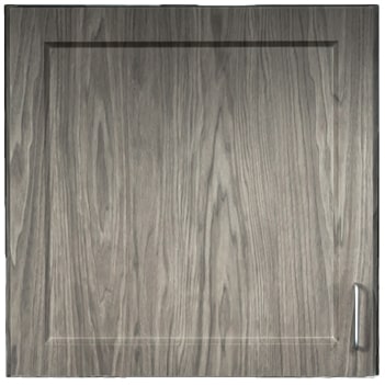 Clinton Fashion Finish 24" Wall Cabinet with 1 Door  Metropolis Gray