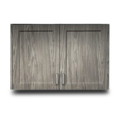 Clinton Fashion Finish 36" Wall Cabinet with 2 Doors  Metropolis Gray