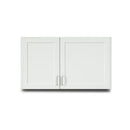 Clinton Fashion Finish 42" Wall Cabinet with 2 Doors  Arctic White