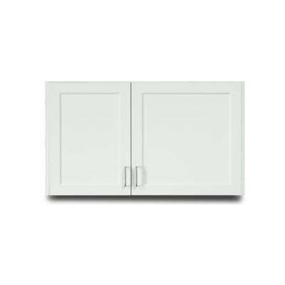 Clinton Fashion Finish 42" Wall Cabinet with 2 Doors  Arctic White