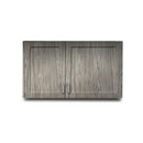 Clinton Fashion Finish 42" Wall Cabinet with 2 Doors - Metropolis Gray
