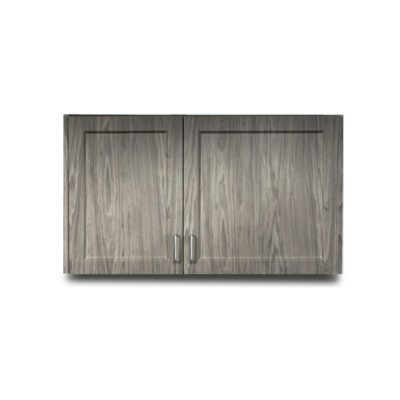 Clinton Fashion Finish 42" Wall Cabinet with 2 Doors  Metropolis Gray