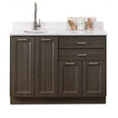 Clinton Fashion Finish 48" Base Cabinet with 4 Doors and 2 Drawers  Twilight