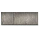 Clinton Fashion Finish 72" Wall Cabinet with 3 Doors  Metropolis Gray