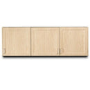 Clinton Fashion Finish 72" Wall Cabinet with 3 Doors - Sunlight Oak