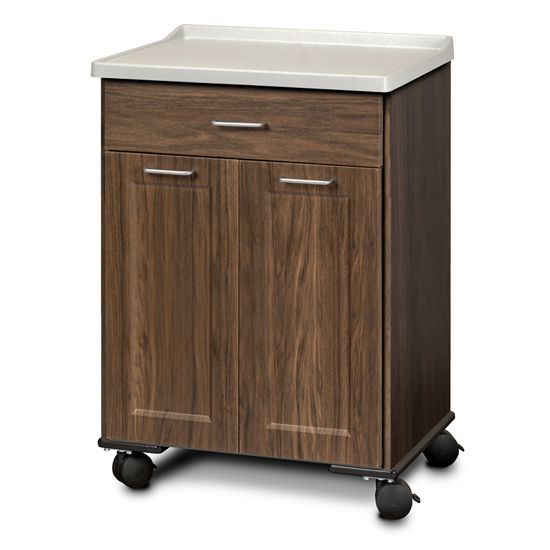 Clinton Fashion Finish Mobile Treatment Cabinet with 2 Doors and 1 Drawer  Chestnut Hill