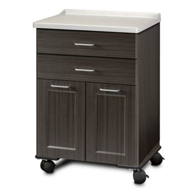 Clinton Fashion Finish Molded Top Mobile Treatment Cabinet with 2 Doors and 2 Drawers - Twilight
