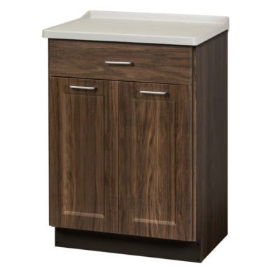 Clinton Fashion Finish Molded Top Treatment Cabinet with 2 Doors and 1 Drawer  Chestnut Hill