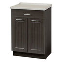 Clinton Fashion Finish Molded Top Treatment Cabinet with 2 Doors and 1 Drawer  Twilight