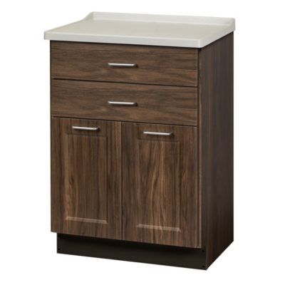 Clinton Fashion Finish Molded Top Treatment Cabinet with 2 Doors and 2 Drawers  Chestnut Hill