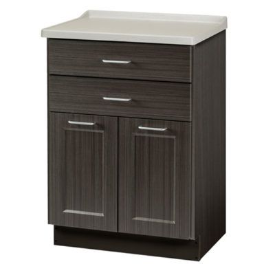 Clinton Fashion Finish Molded Top Treatment Cabinet with 2 Doors and 2 Drawers  Twilight