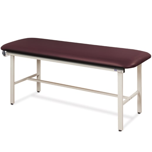 Clinton Flat Top Alpha Series Straight Line Treatment Table  30" Wide - Wedgewood