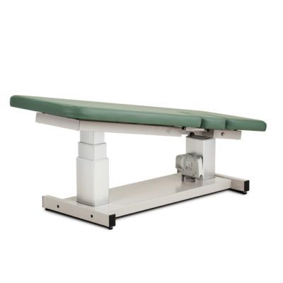 Clinton Flat Top Imaging Table with Drop Window  Standard Width in Royal Blue