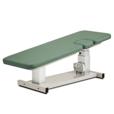 Clinton Flat Top Imaging Table with Drop Window  Standard Width in Wedgewood
