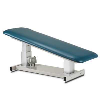 Clinton General Flat Top Ultrasound Table  Standard Width in Royal Blue