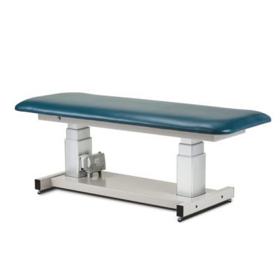 Clinton General Flat Top Ultrasound Table  Wide Width (34 in) in Wedgewood