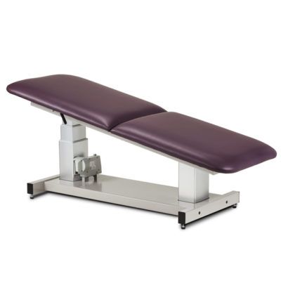 Clinton General Ultrasound Table with Adjustable Backrest  Standard Width in Royal Blue