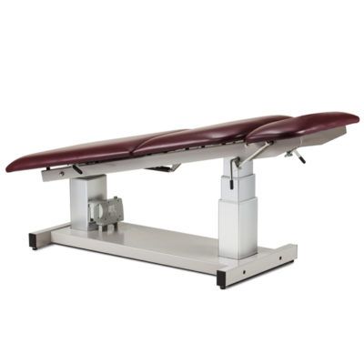 Clinton General Ultrasound Table with Three-Section Top  Standard Width in Wedgewood