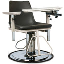 Clinton H Series E-Z-Clean Hydraulic Blood Drawing Chair  Standard - ClintonClean Flip Arm and Armrests