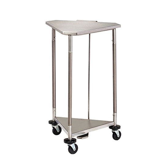 Clinton Hamper  Stainless Steel Triangular 18"