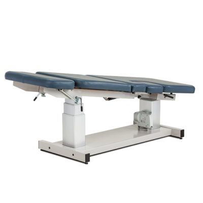 Clinton Imaging Table with Three-Section Top and Drop Window  Standard Width in Wedgewood