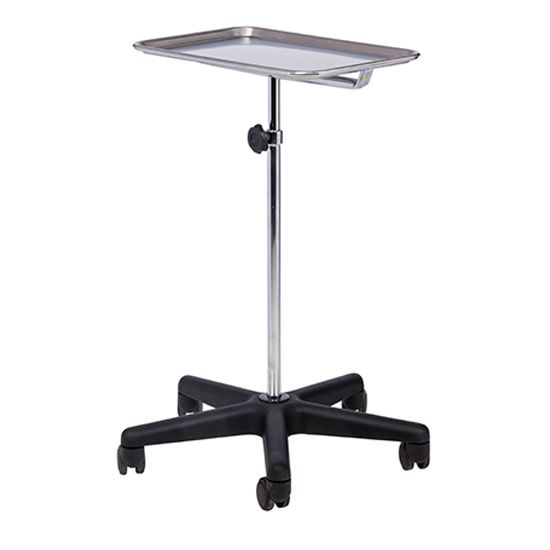Clinton Instrument Stand  Five-Leg, Black Nylon Base