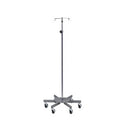 Clinton IV Pole  6 Leg Heavy Base w/ 2 Hooks