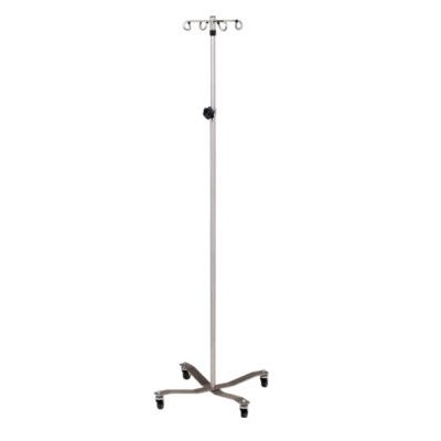 Clinton IV Pole  Economy SS, IV w/ 4 Hooks