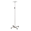 Clinton IV Pole - Economy SS, IV w/ 4 Hooks