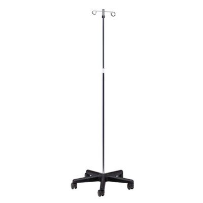 Clinton IV Pole  5 Leg, Nylon Base, 2 Hooks