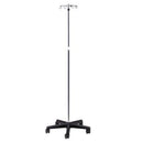 Clinton IV Pole - 5 Leg, Nylon Base, 4 Hooks