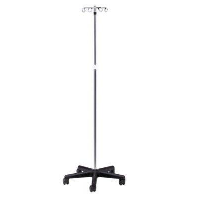 Clinton IV Pole  5 Leg, Nylon Base, 4 Hooks