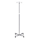Clinton IV Pole - Economy 4 Leg, 2 Hooks