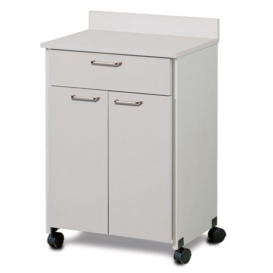 Clinton Mobile Treatment Cabinet with 2 Doors and 1 Drawer