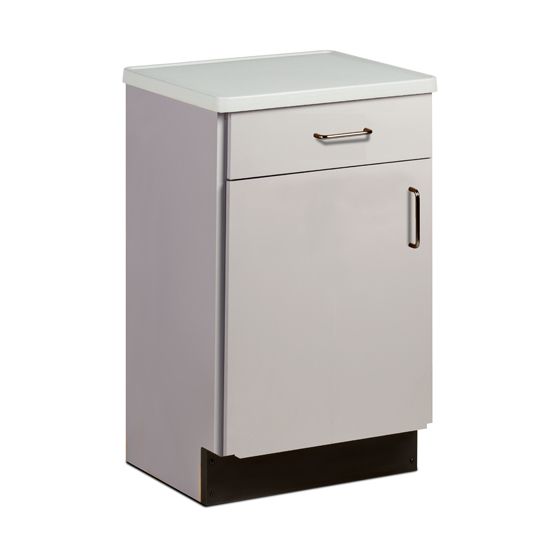 Clinton Molded Top Bedside Cabinet  Gray