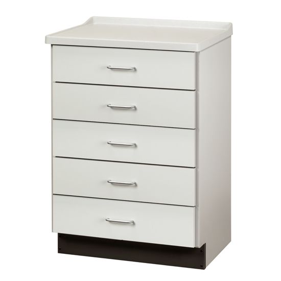 Clinton Molded Top Treatment Cabinet with 5 Drawers