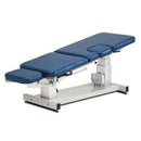 Clinton Multi-Use Imaging Table with Stirrups and Drop Window  Standard Width in Royal Blue