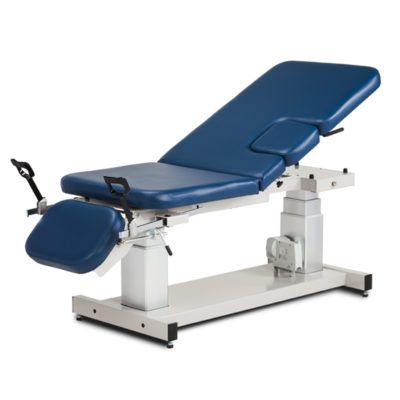 Clinton Multi-Use Imaging Table with Stirrups and Drop Window  Wide Width (34 in) in Gunmetal